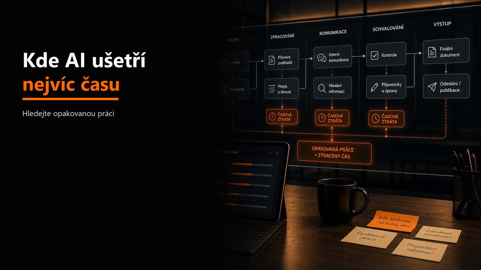 Cover článku: Kde ve firmě ti AI ušetří nejvíc času
